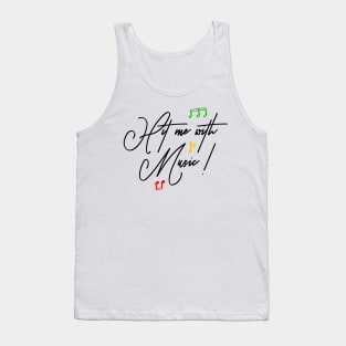 Hit Me With Music Handwritten Reggae Tank Top